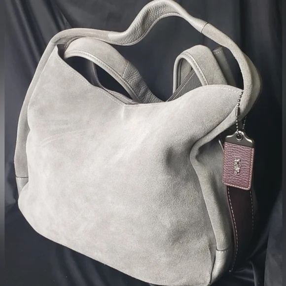 NWT - Coach Bandit Hobo 39 1941 In Heather Gray with Oxblood Inner Bag-MSRP $695 - Picture 2 of 16